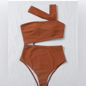 SHEIN swimsuit. Burnt orange.